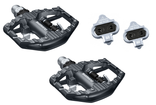 Pedały SPD platformowe Shimano PD-EH500 z blokami