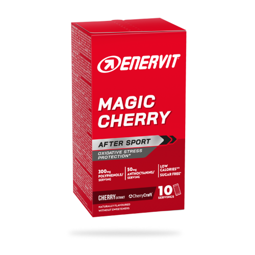 Saszetki regeneracyjne Enervit Magic Cherry 10x9g wiśniowe