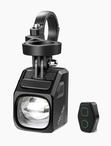 Lampka przednia MAGICSHINE EVO 1700 BLACK 1700 lumenów Czarna Zestaw Lampka Uchwyt Pilot