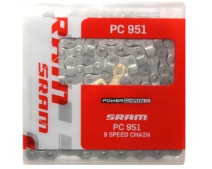 Łańcuch SRAM PC-951 9rz srebrny