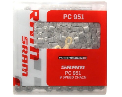Łańcuch SRAM PC-951 9rz srebrny