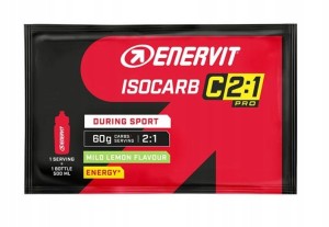 Napój izotoniczny Enervit Isocarb C2:1 PRO węglowodanowy 65g saszetka cytryna