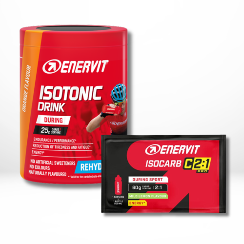Izotoik Enervit Isotonic Drink 420 g GRATIS Isocarb C2:1PRO saszetka