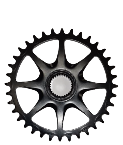 Tarcza mechanizmu Giant DM Talon E+ / Tempt E+ 2021 36T 9/10b stalowa czarna