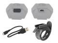 Lampka przednia Force Bug-400 USB czarna