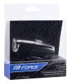 Lampka przednia Force Shark 500lm USB czarna