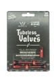 Zestaw wentyli Peatys X Chris King (MK2) Tubeless Valves Red czerwone 60mm