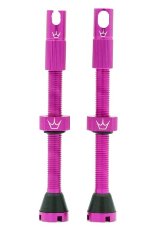 Zestaw wentyli Peatys X Chris King (MK2) Tubeless Valves Punch różowe 60mm