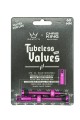 Zestaw wentyli Peatys X Chris King (MK2) Tubeless Valves Punch różowe 60mm