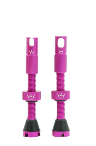 Zestaw wentyli Peatys X Chris King (MK2) Tubeless Valves Punch różowe 42mm