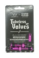 Zestaw wentyli Peatys X Chris King (MK2) Tubeless Valves Punch różowe 42mm