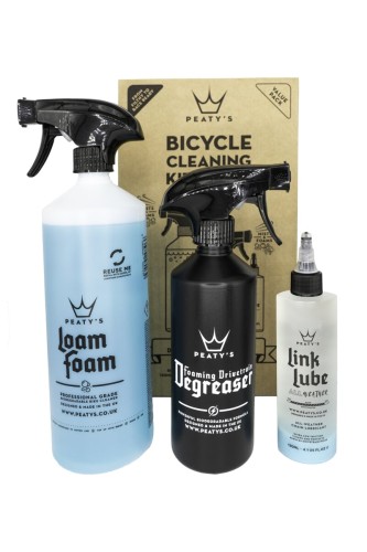 Zestaw do pięlęgnacji roweru PeatysGift Pack Wash Degrease Lubricate