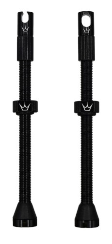 Zestaw wentyli Peatys X Chris King (MK2) Tubeless Valves black czarne 80mm