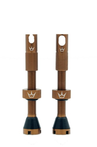 Zestaw wentyli Peatys X Chris King (MK2) Tubeless Valves Bourbon 42mm