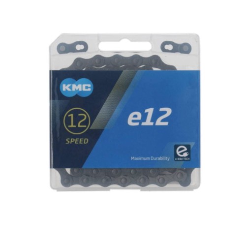 Łańcuch KMC E12 x130 czarny