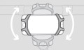 Uchwyt na telefon Topeak Omni Ridecase Strap 4,5 - 6,5 cala czarny