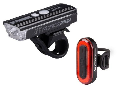 Zestaw lampek Force Futuro USB przód+tył