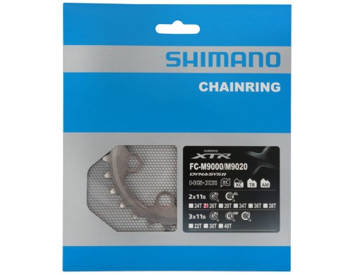 Tarcza zębatka Shimano XTR FC-M9000/9020 2x11 26T
