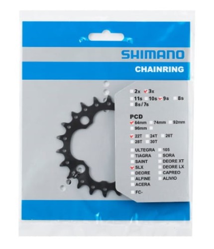 Tarcza zębatka mechanizmu Shimano SLX FC-M660 22T