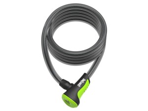Onguard Neon 8163GR Fahrradschlosskabel 12 mm x 120 cm 2x grüne Schlüssel
