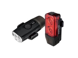Topeak Powerlux USB-Kombinations-Fahrradlichtset, Schwarz
