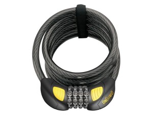 Ooguard Doberman 8031GLO Fahrradschlosskabel 12 mm x 185 cm Code