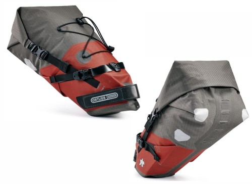 Sakwa pod siodło Assos x Ortlieb Seat-Pack 11L dark sand roiboos