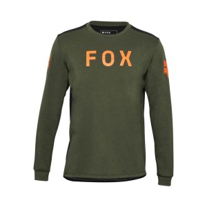 Koszulka Rowerowa Z Długim Rękawem Fox Junior Ranger Aviation